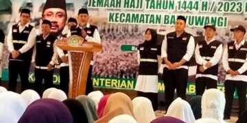 Depag Banyuwangi Menggelar Bimbingan Manasik Haji Massal Tahun 1444 H/2023 M