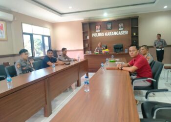 Polres Karangasem Ikuti Zoom Meeting Workshop Puslitbang Polri Terkait Survei Tingkat Kepuasan Masyarakat