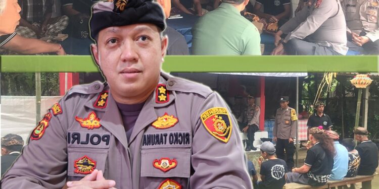 Gelar Jum’at Curhat, Polres Karangasem Sambangi Masyarakat Dusun Abuan