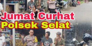 Jum’at Curhat Polsek Selat, Bhabinkamtibmas Desa Duda Sambang dan Serap Keluhan warga Binaan