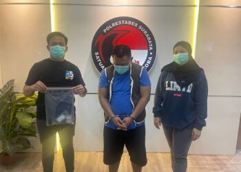 Ringkus Pengedar, Satnarkoba Polrestabes Surabaya Amankan 15 Poket Sabu Siap Edar