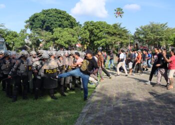 Gladi Simulasi Dalmas Polres Karangasem