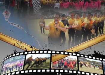 Jelang Hari Bhayangkara Ke 77 Polres Karangasem Gelar Olah Raga Bersama