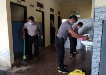 Rangkaian Bakti Sosial Polres Karangasem Dalam Rangka Hari Bhayangkara Ke 77