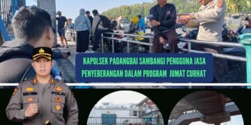 Kapolsek Padangbai Sambangi Pengguna Jasa Penyeberangan Dalam Program Jum’at Curhat
