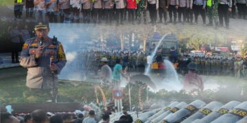 Penilaian Lomba Dalmas Polres Karangasem oleh Team Supervisi Dit Samapta Polda Bali Dalam Rangka Hut Bhayangkara Ke-77