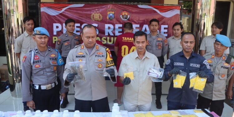 Polres Pasuruan Kota Berhasil Amankan Tersangka Sindikat Pengedar Narkoba di Wilayah Tapal Kuda