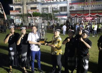 Polsek Sukawati Kembali Raih Juara 1 Lomba Jambore Pecalang Tingkat Polres Gianyar