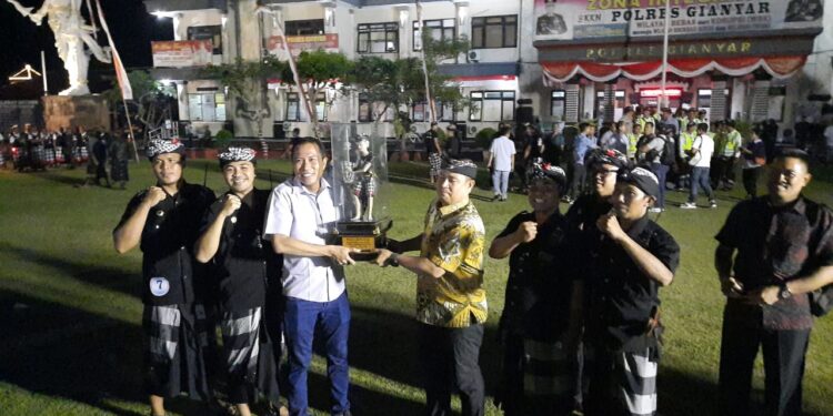 Polsek Sukawati Kembali Raih Juara 1 Lomba Jambore Pecalang Tingkat Polres Gianyar