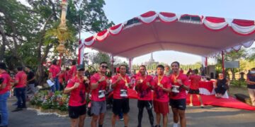 Kapolres dan Dandim 1610 Klungkung Dampingi Kapolda Bali FUN RUN 10 K Hari Bhayangkara ke- 77