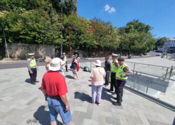 Ops Nusa Agung Polres Bangli Sambangi Penginapan di Obyek Wisata Penelokan Kintamani