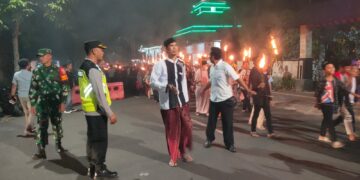 Pengamanan Malam Takbiran Dalam Rangka Menyambut Hari Raya Idul Adha 1444 di Bangli