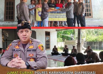 Jum’at Curhat, Polres Karangasem Diapresiasi Nelayan dan Masyarakat Pesisir Pantai