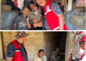 Wabup Kasta Serahkan Bantuan PMI untuk Disabilitas dan ODGJ di Nusa Penida