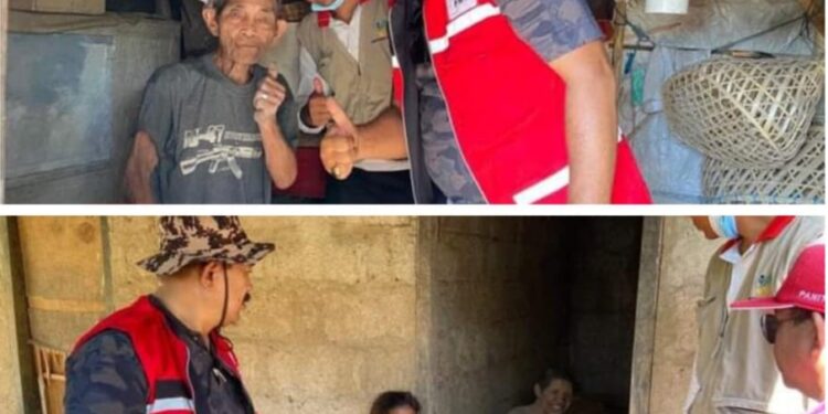 Wabup Kasta Serahkan Bantuan PMI untuk Disabilitas dan ODGJ di Nusa Penida