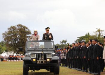 Polda Bali Gelar Upacara Peringatan Hari Bhayangkara Ke-77