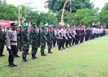 Polres Karangasem Gelar Upacara Hari Bhayangkara ke-77 Tahun 2023