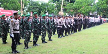 Polres Karangasem Gelar Upacara Hari Bhayangkara ke-77 Tahun 2023