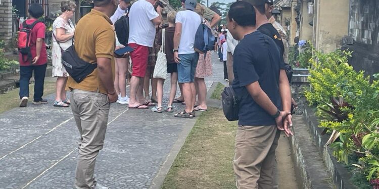 Ops Nusa Agung Polres Bangli Sambangi Obyek Wisata Penglipuran Bangli