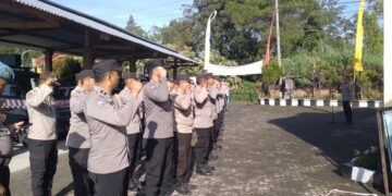 Kapolsek Kintamani Memberikan Arahan Dalam Apel Pagi