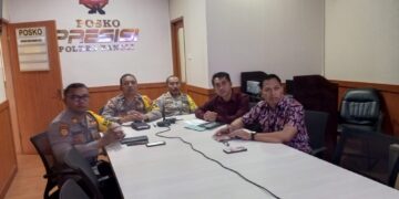 Pejabat Ops Polres Bangli Melaksanakan Anev Minggu ke II Ops Nusa Agung 2023 Melalui Daring