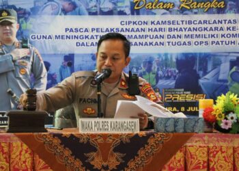 Latihan Pra Ops Patuh Agung 2023 Polres Karangasem