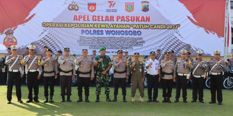 Wakapolres Wonosobo Pimpin Apel Operasi Candi 2023