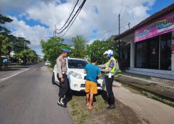 Penindakan Hari Ke-2 Ops Patuh Agung 2023 Polres Karangasem