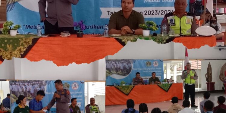 Cegah Bullying, Kapolsek Rendang Sambangi Sekolah UWP Astika Dharma