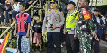 Amankan Kegiatan Turnamen Bola Voli, Kapolsek Banjarangkan Pimpin Pengamanan