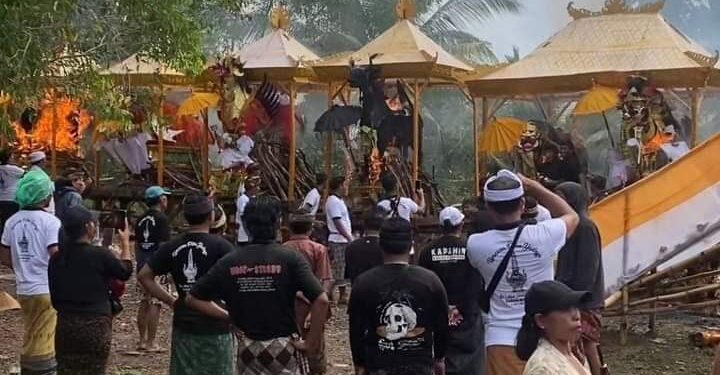 Sangging Bersyukur, Ngaben Massal di Sental Kangin Sudah Berjalan Lancar