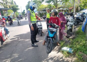 Penindakan Hari Ke-10 Ops Patuh Agung 2023 Polres Karangasem