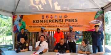 Polresta Yogyakarta Berhasil Ringkus Pelaku Jual-Beli 100 Burung Paruh Bengkok Dilindungi