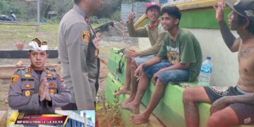 Jumat Curhat Polsek Padangbai Dengarkan Curhatan Pekerja Proyek Di Wilayah Binaan