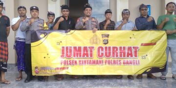 Jumat Curhat, Polsek Kintamani Sampaikan Beberapa Hal Kepada Masyarakat Desa Bunutin