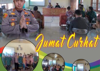 JUMAT CURHAT POLRES KARANGASEM DAN SILAHTURAHMI PENGUATAN KAMTIBMAS