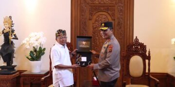 Kunjungan Pertama Kapolda Bali kepada Gubernur Bali