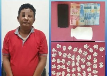 Sigap..! Sat Resnarkoba Polres Kediri Kota Ungkap Kasus Narkoba, Ribuan Butir Pil Double L Berhasil di Amankan