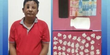 Sigap..! Sat Resnarkoba Polres Kediri Kota Ungkap Kasus Narkoba, Ribuan Butir Pil Double L Berhasil di Amankan