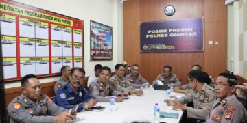 Wakapolres Gianyar Pimpin Penyampaian Taklimat Akhir Audit Kinerja Itwasum Polri Tahap II T.A.2023 Secara Zoom Meeting