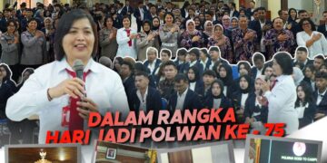 Dalam Rangka Hari Jadinya ke-75, Polwan Polda Bali Laksanakan Polwan Goes to Campus
