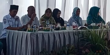 Camat Bilah Barat Sambut Tim Evaluasi PKK dan OPD Provsu terkait Lomba IVA Tes.