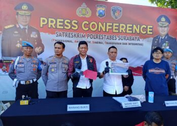 Polrestabes Surabaya Ungkap Kasus Dua Pelaku Spesialis Pencuri Mobil Pickup