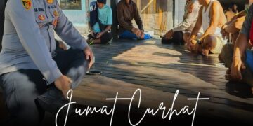Dengar Langsung Keluhan Warga, Kapolsek Kubu Temui Langsung Warga Melalui Giat Jum’at Curhat
