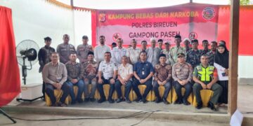 Polres Bireuen Launching Kampung Bebas Narkoba