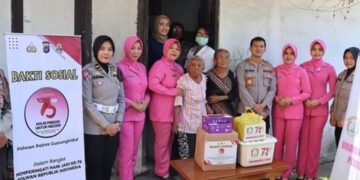 Polres Gunungkidul Rayakan HUT Polwan ke-75 dengan Kegiatan Bakti Sosial dan Hari Kesatuan Gerak Bhayangkari