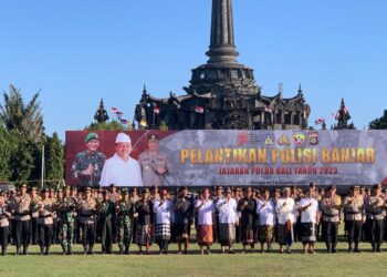 Kapolres Jembrana Menghadiri Pelantikan Polisi Banjar/RW