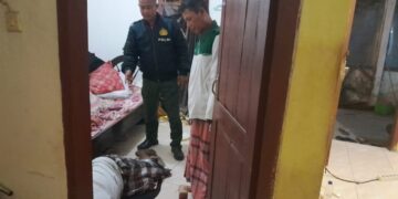 Seorang Pria di Temukan Tertelungkup tidak Bernyawa di Dalam Kontrakan