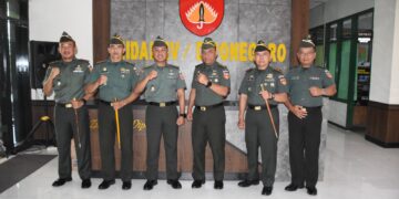 Kolonel Czi Aji Sujiwo Pimpin Laporan Korps dan Penyerahan Jabatan di Zidam IV/Diponegoro