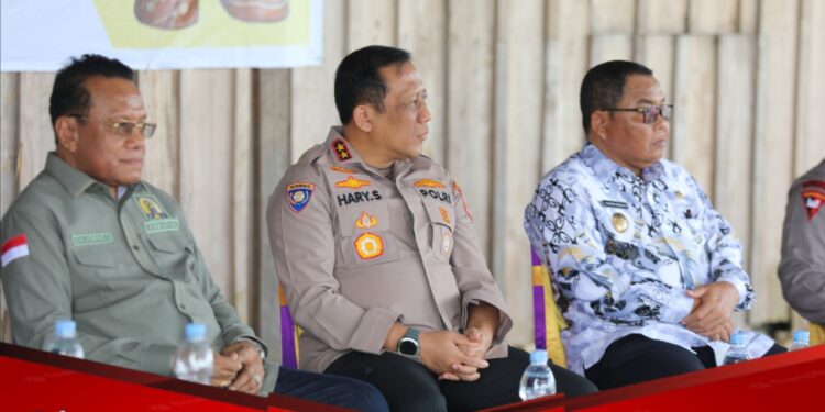 Polri Bersama FKDB Gelar Penanaman dan Panen Jagung di Distrik Arso, Kab. Keerom.